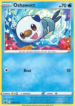 Oshawott - SWSH Black Star Promos #222/307