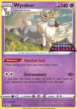 Wyrdeer - SWSH Black Star Promos #206/307