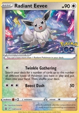 Radiant Eevee SWSH Black Star Promos #230/307