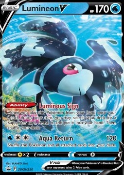 Lumineon V - SWSH Black Star Promos #250/307