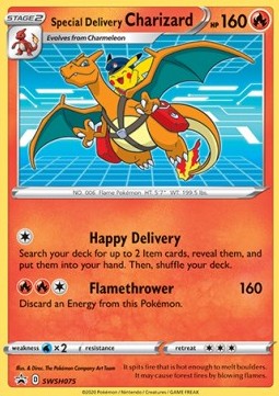 Special Delivery Charizard SWSH Black Star Promos #075/307