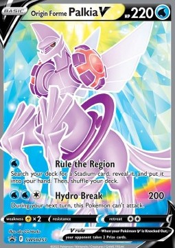 Origin Forme Palkia V SWSH Black Star Promos #253/307