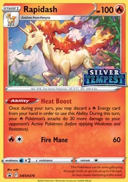 Rapidash - SWSH Black Star Promos #270/307