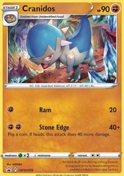 Cranidos - SWSH Black Star Promos #274/307