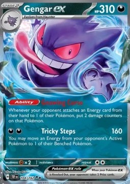 Gengar ex - Temporal Forces #104/162