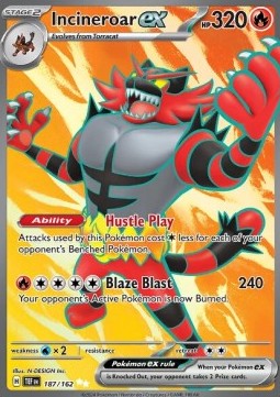Incineroar ex - Temporal Forces #187/162