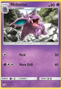 Nidorino - Team Up #58/181