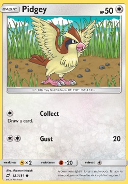 Pidgey - Team Up #121/181
