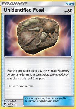 Unidentified Fossil Team Up #155/181
