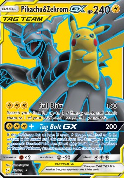 Pikachu & Zekrom GX - Team Up #162/181