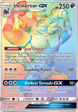 Incineroar GX - Team Up #188/181