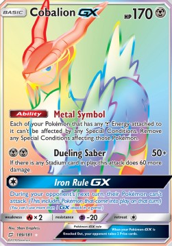 Cobalion GX - Team Up #189/181
