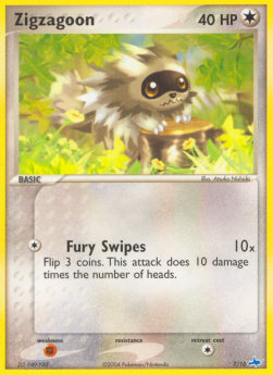 Zigzagoon EX Trainer Kit #7