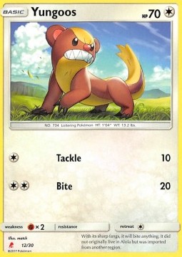 Yungoos SM Trainer Kit: Lycanroc &amp; Alolan Raichu #12