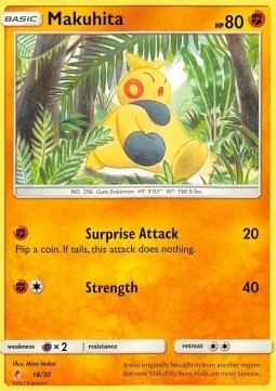 Makuhita SM Trainer Kit: Lycanroc &amp; Alolan Raichu #18