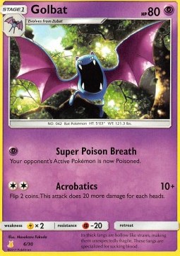 Golbat SM Trainer Kit: Lycanroc &amp; Alolan Raichu #06