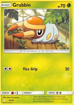 Grubbin SM Trainer Kit: Lycanroc &amp; Alolan Raichu #16