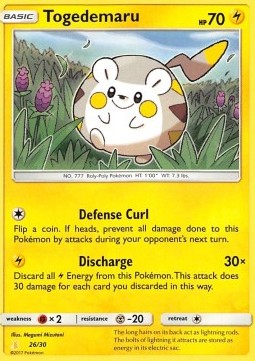 Togedemaru SM Trainer Kit: Lycanroc &amp; Alolan Raichu #26