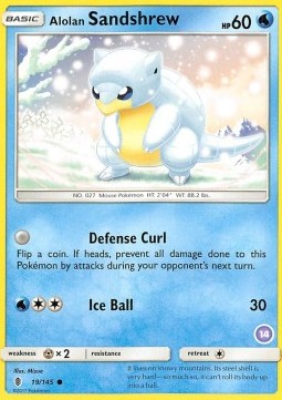Alolan Sandshrew SM Trainer Kit: Alolan Sandslash & Alolan Ninetales #19
