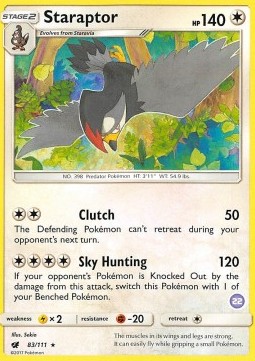 Staraptor SM Trainer Kit: Alolan Sandslash & Alolan Ninetales #83