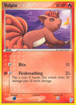 Vulpix EX Trainer Kit 2 #7