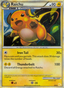 Raichu HS Trainer Kit #30