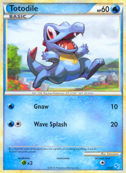 Totodile HS Trainer Kit #14