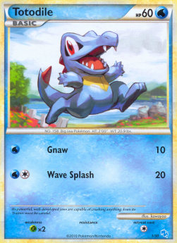 Totodile HS Trainer Kit #1