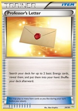 Professor's Letter XY Trainer Kit #624