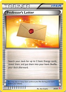 Professor's Letter XY Trainer Kit #628