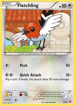 Fletchling XY Trainer Kit: Latias &amp; Latios #84