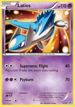 Latios XY Trainer Kit: Latias &amp; Latios #813