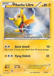 Pikachu Libre XY Trainer Kit: Pikachu Libre &amp; Suicune #30