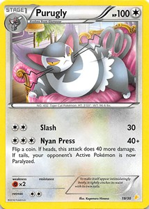 Purugly XY Trainer Kit: Pikachu Libre & Suicune #19