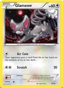 Glameow XY Trainer Kit: Pikachu Libre &amp; Suicune #27