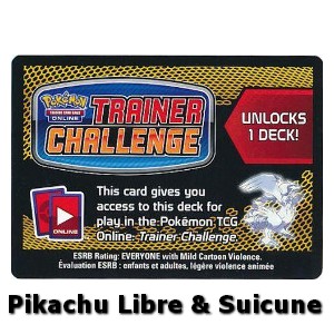 Online Code Card (Theme Deck) XY Trainer Kit: Pikachu Libre &amp; Suicune #9