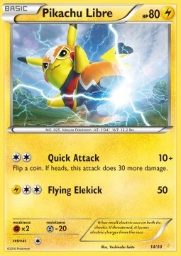 Pikachu Libre XY Trainer Kit: Pikachu Libre &amp; Suicune #1