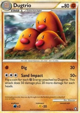 Dugtrio - Triumphant #19