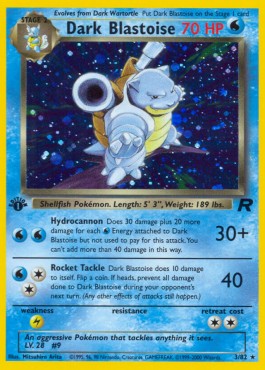 Dark Blastoise Team Rocket #3/82
