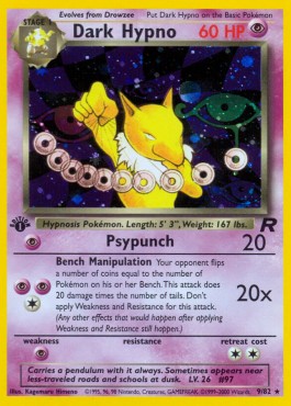 Dark Hypno Team Rocket #9/82