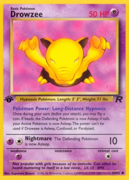 Drowzee - Team Rocket #54/82