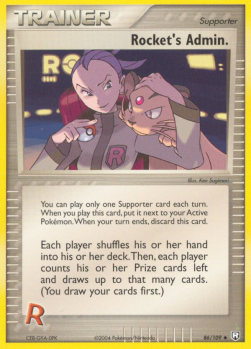 Rocket's Admin. EX Team Rocket Returns #86