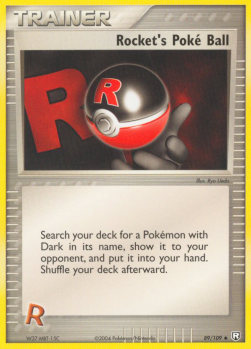 Rocket's Poké Ball EX Team Rocket Returns #89