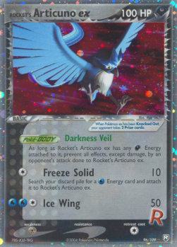 Rocket's Articuno ex EX Team Rocket Returns #96