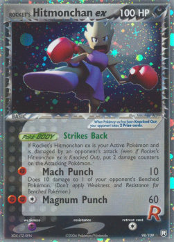 Rocket's Hitmonchan ex EX Team Rocket Returns #98