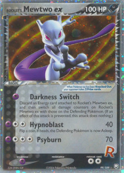 Rocket's Mewtwo ex EX Team Rocket Returns #99