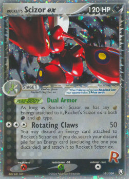 Rocket's Scizor ex EX Team Rocket Returns #101
