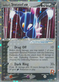 Rocket's Sneasel ex EX Team Rocket Returns #103