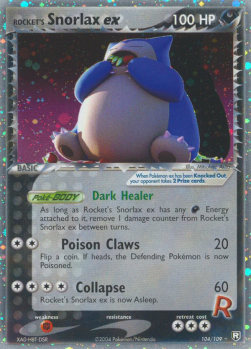 Rocket's Snorlax ex EX Team Rocket Returns #104