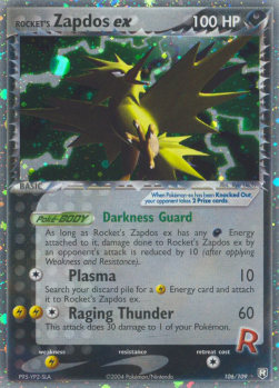 Rocket's Zapdos ex EX Team Rocket Returns #106
